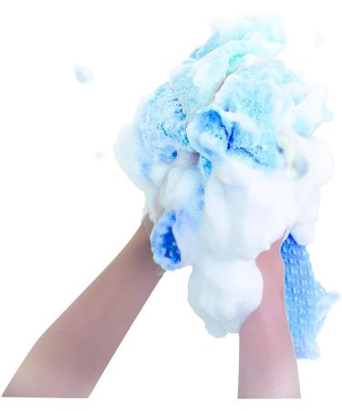 AWA STAR Kikuron Firm Blue SP Body Towel - 0.32 lb | Best Towel for Exfoliation and Skin Firming - Buy Online on GoSupps.com