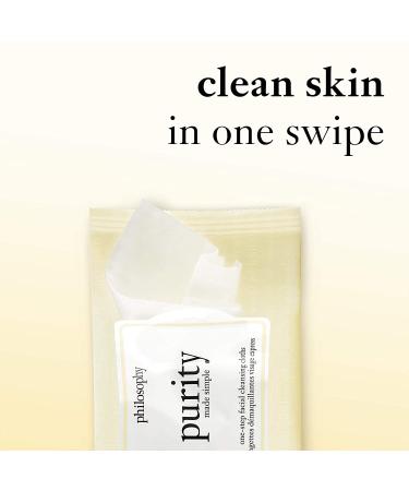 Philosophy Purity Made Simple Cleansing Cloths - 15 count - Buy Online on GoSupps.com