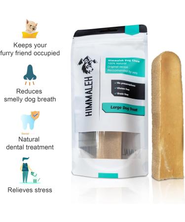 Himmaleh Yak Chews for Dogs - Yak chews for dogs Large (pack of 1) - Protein Rich Dog Chews Long Lasting Natural - yak milk dog chew - Toothsome Yak Bars for Dogs - Himalayan dog chews - Yak Snack Large ( pack of 1 ) - Buy Online on GoSupps.com