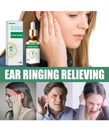 Tinnitus Relief Ear Drops - Pain Relief & Earache Drops for Itchy Ears - Natural Tinnitus Treatment Oil - Buy Online on GoSupps.com