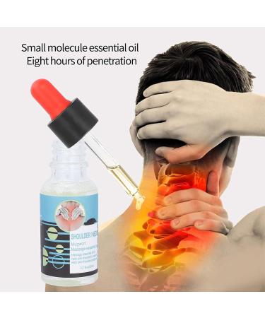 Relaxing Massage Oil - Natural Herbal Neck & Shoulder Relief | 20ml | Alleviate Pain & Reduce Stress in 10 Minutes - Buy Online on GoSupps.com