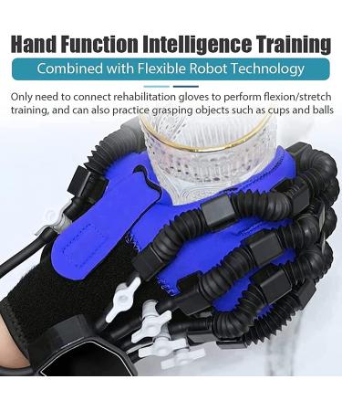 Rehabilitation Robot Gloves Smart Chargeable Finger Training Rehab Orthotics Rehabilitation Gloves Patient Finger and Hand Function Physical Trainer Without Host X - Buy Online on GoSupps.com