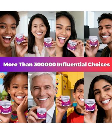 Professional Teeth Whitening Powder with Pap+ | Peroxide-Free Enamel Safe & Sensitivity-Free | Fast Stain Removal for Coffee Tea Smoke | Lavender Mint 30g/1.1oz - Buy Online on GoSupps.com