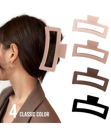 ZYTJ 5 Inch Extra Large Claw Clips for Thick & Long Hair - 4 Pack Oversized Matte Non-Slip Hair Clips for Women - Buy Online on GoSupps.com