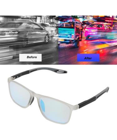 Glasses Set for Red Green Color Blindness | Color Weakness Eyewear with Test Card & Storage Box | Ultralight Transparent Frame - Buy Online on GoSupps.com