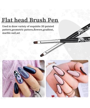 BQAN 4PCS Cuticle Nail Cleaning Brush Set for Acrylic UV Nail Extensions - Buy Online on GoSupps.com