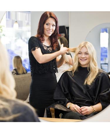 Waterproof Hair Dye Cape | Short Barber Cape for Salon & Home Use | Hair Cutting & Makeup Apron for Color Bleach & Shampoo - Buy Online on GoSupps.com