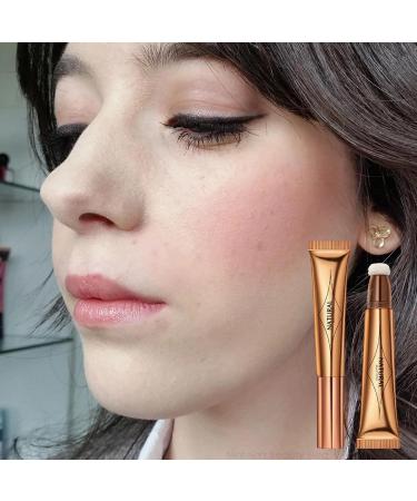 Highlighter Stick | Cheek Liquid Makeup Versatile Highlighter Makeup Stick Adds Shimmer Blends Effortlessly Highlighter Contouring for Cheeks Haoying 01# - Buy Online on GoSupps.com