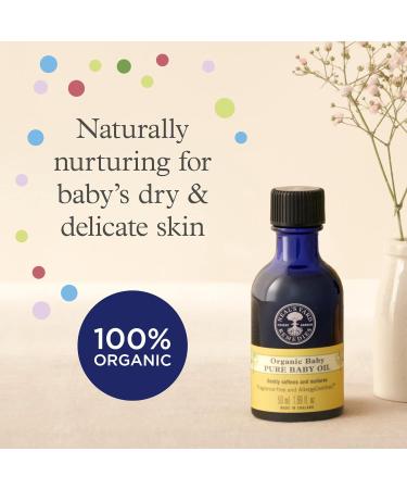 Neal's Yard Remedies Organic Baby Collection | Bath & Shampoo Oil Balm Flannel Set for New Moms & Mums-To-Be | Vegan Baby Skin Care - Buy Online on GoSupps.com