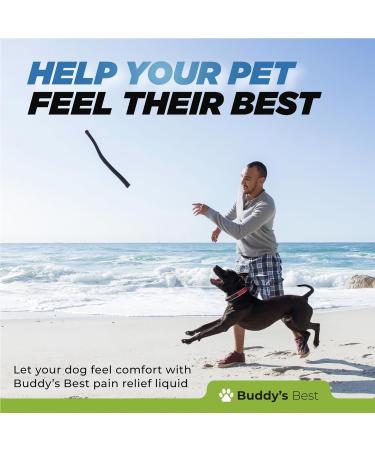 Dog Pain Relief Liquid - Natural Fast-Acting Formula for Joint Pain and Inflammation Made with Organic Ingredients Safe for All Breeds - Buy Online on GoSupps.com