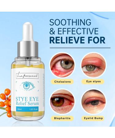 Stye Eye Serum 30ml | Vegan Relief for Styes Chalazion & Blepharitis | Avocado & Sanddorn Oil - Fast Shipping Internationally - Buy Online on GoSupps.com