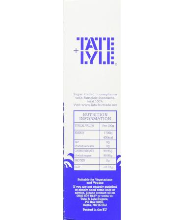 Tate & Lyle Fairtrade White Sugar Cubes 500g - Pack of 1 | Buy Online - Buy Online on GoSupps.com