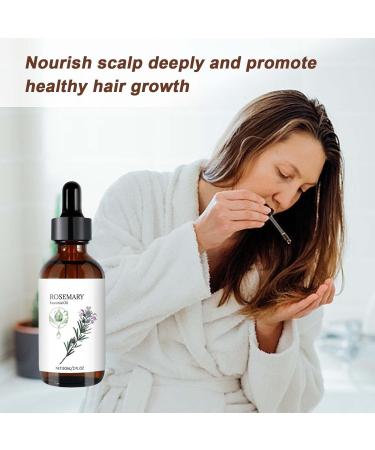 Rosemary Hair Oil - Hair Growth Oil For Women Rosemary Oil For Hair Growth 60ml Natural Hair Oils For Hair Growth - For Thin Hair Rosemary Oil Hair Growth - Buy Online on GoSupps.com