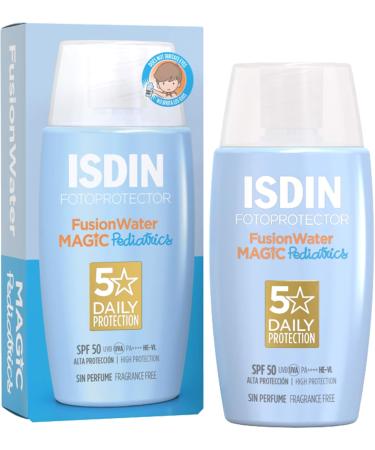 Isdin FusionWater Children's Face Sunscreen SPF50 Fotoprotector Pediatrics 50ml - Buy Online on GoSupps.com