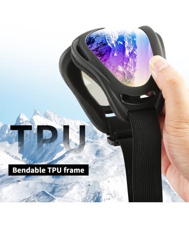COOLOO Ski & Motorcycle Goggles - UV Protection, Anti-Scratch, Dustproof | Multi-Color/Gray | Men, Women, Kids - Buy Online on GoSupps.com
