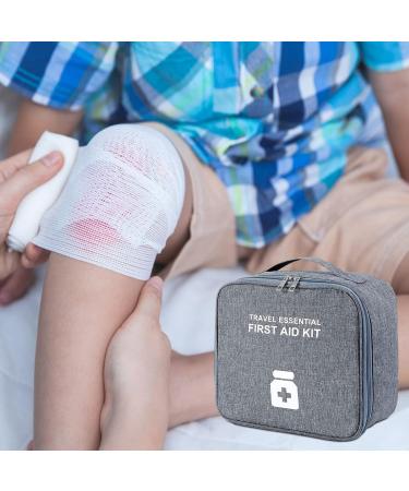 Vavicrap Medication Bag Set - Large & Small Travel Pharmacy Storage | Waterproof First Aid Bags for Home & Travel - Gray - Buy Online on GoSupps.com