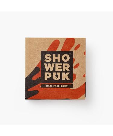 Shower PUK - Argan Oil and Orange 3 in 1 Shower Soap Bar for Body Face and Hair with Shea Butter. Eco Friendly Vegan Plastic-free Moisturising Shower Gel Bar (1x PUK) 1 Count (Pack of 1) - Buy Online on GoSupps.com