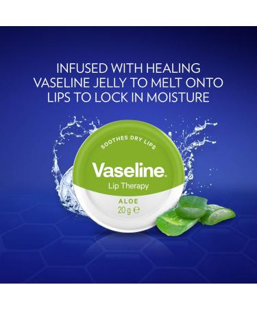 Vaseline Lip Therapy Balm - Aloe 20g | Moisturizer for Very Dry Lips - Buy Online on GoSupps.com