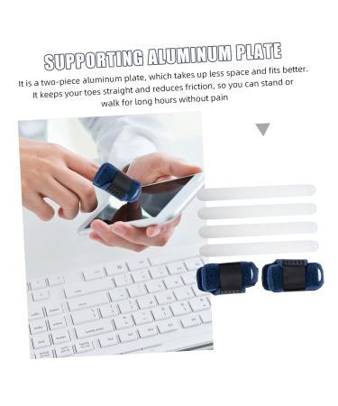 Hemoton 1 Set Toe Strap Wrist Thumb Finger Brace Splints - Aluminum Alloy Support Belt for Broken Toe, Breathable & Adjustable - Buy Online on GoSupps.com