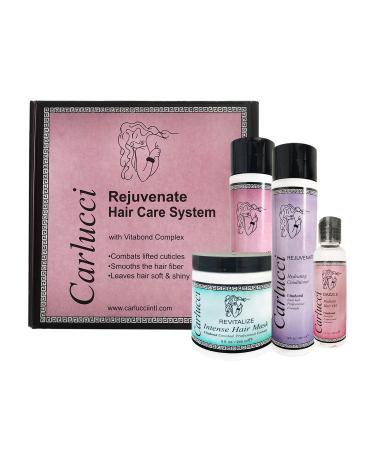 Carlucci Rejuvenating Hair Care System Kit For Dull Bleached Hair