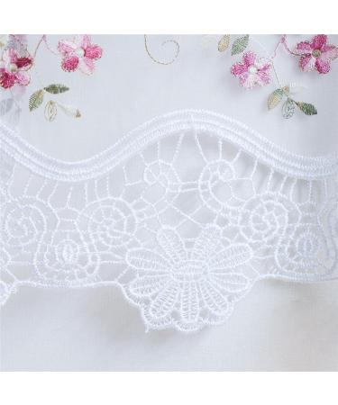 Buy Lingtoolator Kitchen & Bathroom Curtains 36" | Embroidered Lace Valance | Cotton Blend | Ear Wax Remover & Cleaner - Buy Online on GoSupps.com