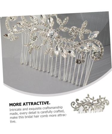 minkissy Wedding Hair Accessories Prom Hair Accessories Hair Combs for Women Accessories Bridal Hair Accessories Wedding Hair Comb Hair Side Comb Decor Zinc Alloy Bride Rhinestone Hair - Buy Online on GoSupps.com