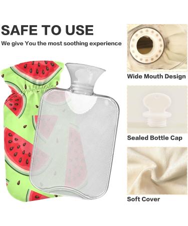 Buy BPA-Free Watermelon Slices Hot Water Bottle 1L - Pain Relief for Headache & Neck | International Shipping - Buy Online on GoSupps.com
