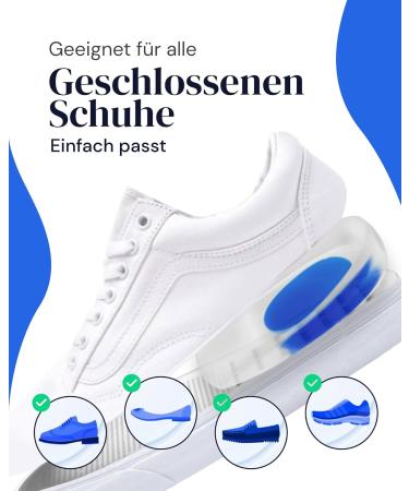 Yogamedic Heel Cushion for Plantar Fasciitis & Heel Pain Relief - Orthopedic Gel Inserts (Size 35-39) - Comfort Shoe Pillows - Buy Online on GoSupps.com
