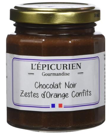 L'Epicurien Dark Chocolate Candied Orange Zest 200g
