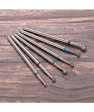 6Pcs Stainless Steel Nail Drill Bit Set for Manicure Accessories - Nail Art File Bits Tools (#3) - Buy Online on GoSupps.com