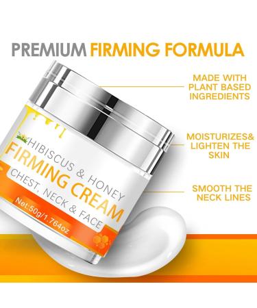 Hibiscus and Honey Firming Cream Skin Tightening Cream for Face & Body Anti-Aging Face Moisturizer for Neck & D collet Moisturizer Tightens & Smooths Reduces Wrinkles and Fine Lines - Buy Online on GoSupps.com
