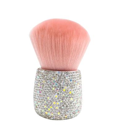 ANGNYA Pink Nail Dust Brush with Rhinestones | Fluffy Makeup Brush for Acrylic Nails & Dip Powder Removal | Nail Art Clean Up Tool - Buy Online on GoSupps.com
