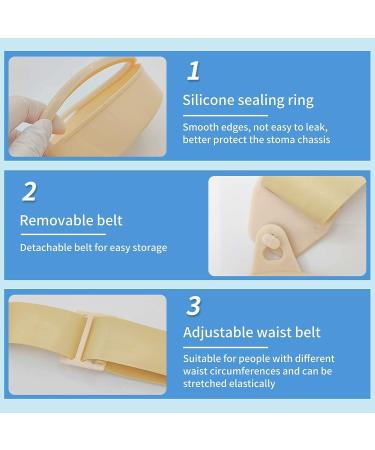Waterproof Ostomy Stoma Guard Shield with Adjustable Belt - Shower and Wound Protector for Bathing - Ostomy Supplies Accessory - Buy Online on GoSupps.com