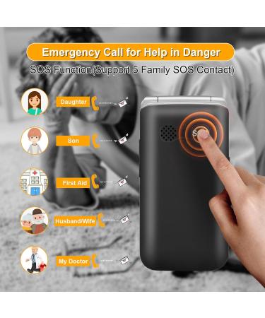 TOKVIA T288 Big Button Mobile Phone for Seniors with SOS Button | Large 2.8 Display | UK Charger & Charging Dock Include - Buy Online on GoSupps.com