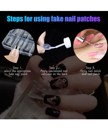 100 Pcs Clear False Nail Tips with Storage Case-Full Cover Coffin Nails in 10 Sizes for Nail Salons and DIY Nail Art-Long Lasting and Durable Artificial Fingernails for Glamorous Looks (Square Clear) 1 count (Pack of 1) Clear - Buy Online on GoSupps.com