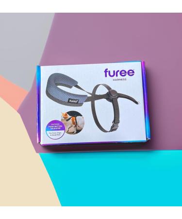Furee Adjustable Dog Harness for Cats Small Dogs Rabbits & Ferrets - Lightweight Anti-Flop Design for Maximum Mobility - Available in Black & Gray (Large) - Buy Online on GoSupps.com