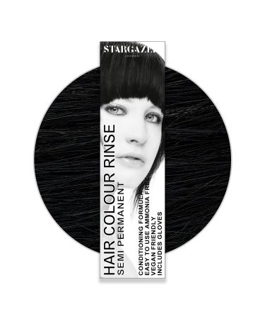 Stargazer Products Pitch Black Semi-Permanent Hair Dye 1 Pack (1 x 70 ml) Pitch Black 70 ml (1 Pack)