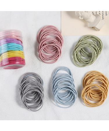 minkissy 12 Boxes Hair Elastics Hair Bands Strong Hair Bands Hair Holder Elastic Hair Rings Hair Elastic Ropes Pigtail Band Curly Hair Ties Nylon Hair Bands Miss 4 Piece Set Seamless - Buy Online on GoSupps.com
