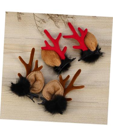 minkissy 2 Pairs Hair Clips Kids Hairpin Child Antlers Headband - Buy Online on GoSupps.com