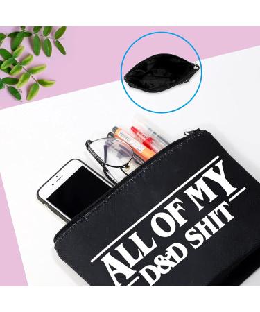 D&D Dice Pouch - All-in-One Dungeons & Dragons Accessory Bag | Black DD Dice Bag for International Shipping - Buy Online on GoSupps.com