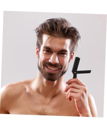 Minkissy 2-Stage Manual Beard Trimmer | Ergonomic Stainless Steel Hairdressing Tool - Double Ring Shaving Barbershop Quality - Buy Online on GoSupps.com