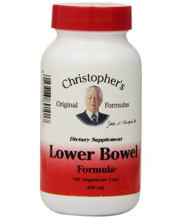 Dr. Christopher's Original Formulas Lower Bowel Formula Capsules  100 Count Original 100 Count (Pack of 1)