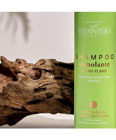 Maternatura Stimulating Shampoo for Hair Prone to Hair Loss with Ylang Ylang - Organic Beauty Routine for Hair Prone to Hair Loss Made in Italy - 250 ml - Buy Online on GoSupps.com