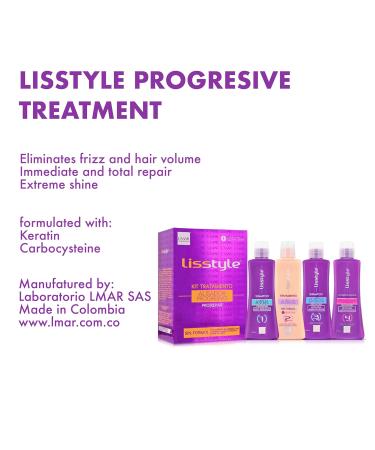 L Mar Lisstyle Progressive Straightening Treatment Blowout Kit - No Formol Carbocysteine No Smell No Itching | Permanent Straightening 250 ml - Buy Online on GoSupps.com
