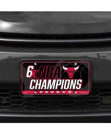 Kansas City Chiefs Super Bowl Champion LIV Metal License Plate Tag | Rico Industries NFL 6x11.5 - Best for Fans - Buy Online on GoSupps.com