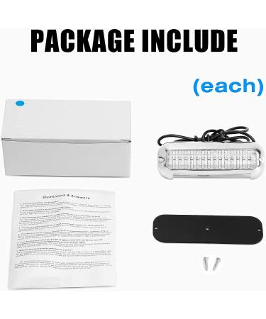 BASIKER BS4 Marine LED Boat Light - 3000LM Blue, IP68 Stainless Steel, Surface Mount for Cruise Ships, Yachts, Boats - 10-36V - Buy Online on GoSupps.com