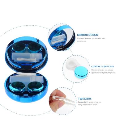 Beaupretty Colored Contact Lenses Travel Case Set with Tweezers | Eye Contact Holder & Makeup Remover | International Shipping Available - Buy Online on GoSupps.com