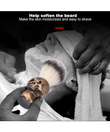 Razor Brush & Bartbrush - Premium Bar Cleaning & Facial Foam Shaving Brush for Men | Beard Care Tool for Salon & Travel - Buy Online on GoSupps.com