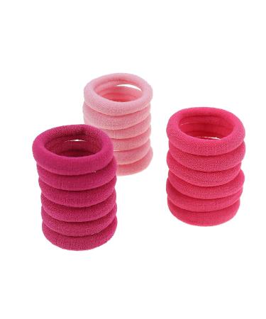 100 Pack Pink Nylon Hair Bands for Baby Girls - Small Hair Ropes in Pretty Pink Shade - Buy Online on GoSupps.com