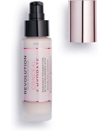  Makeup Revolution Revolution Beauty London Fond de teint Conceal and Hydrate F0.5 23 ml - Buy Online on GoSupps.com